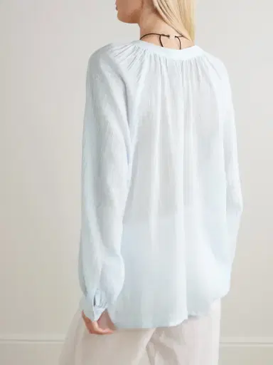 Lemlem Mita Cotton-gauze Blouse | Thumbnail 3 Lemlem Mita Cotton-gauze Blouse | Thumbnail 3