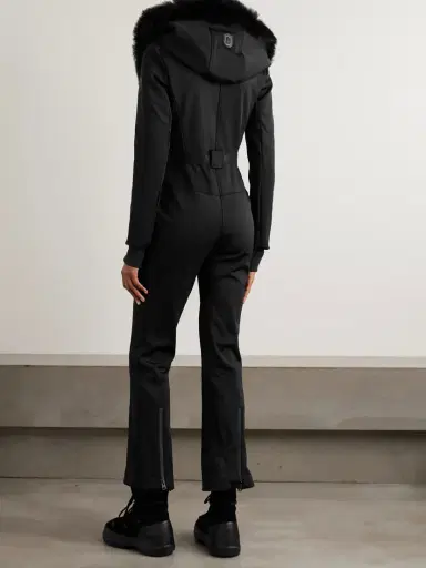 Mackage Elle Hooded Belted Shearling-trimmed Padded Ski Suit | Thumbnail 3 Mackage Elle Hooded Belted Shearling-trimmed Padded Ski Suit | Thumbnail 3