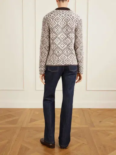 Loro Piana Jacquard-knit Cashmere Cardigan | Thumbnail 4 Loro Piana Jacquard-knit Cashmere Cardigan | Thumbnail 4