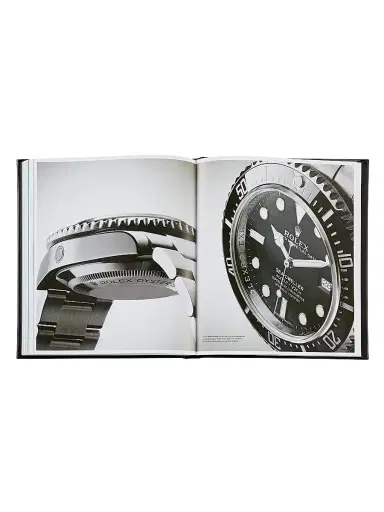 Graphic Image The Book Of Rolex Leather-Bound Book - Black | Thumbnail 5 Graphic Image The Book Of Rolex Leather-Bound Book - Black | Thumbnail 5