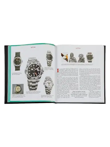 Graphic Image The Book Of Rolex Leather-Bound Book - Black | Thumbnail 7 Graphic Image The Book Of Rolex Leather-Bound Book - Black | Thumbnail 7