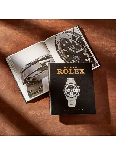 Graphic Image The Book Of Rolex Leather-Bound Book - Black | Thumbnail 8 Graphic Image The Book Of Rolex Leather-Bound Book - Black | Thumbnail 8