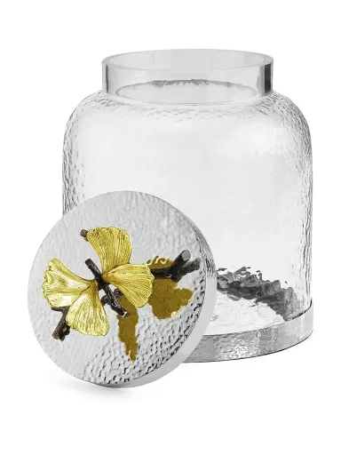 Michael Aram Butterfly Ginkgo Cookie Jar | Thumbnail 2 Michael Aram Butterfly Ginkgo Cookie Jar | Thumbnail 2