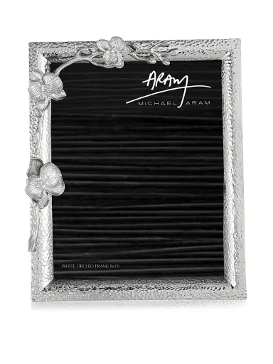 Michael Aram Personalized White Orchid Frame 8 x 10 | Thumbnail 3 Michael Aram Personalized White Orchid Frame 8 x 10 | Thumbnail 3
