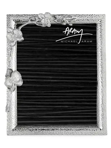Michael Aram Personalized White Orchid Frame 8 x 10 | Thumbnail 1 Michael Aram Personalized White Orchid Frame 8 x 10 | Thumbnail 1