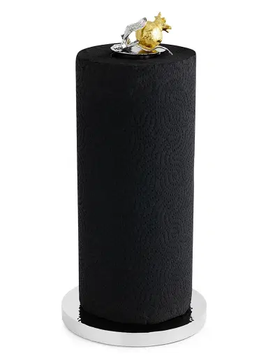Michael Aram Pomegranate Silver & Gold Paper Towel Holder - Yellow Grey | Thumbnail 2 Michael Aram Pomegranate Silver & Gold Paper Towel Holder - Yellow Grey | Thumbnail 2