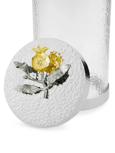 Michael Aram Large Pomegranate Silver & Gold Canister | Thumbnail 3 Michael Aram Large Pomegranate Silver & Gold Canister | Thumbnail 3