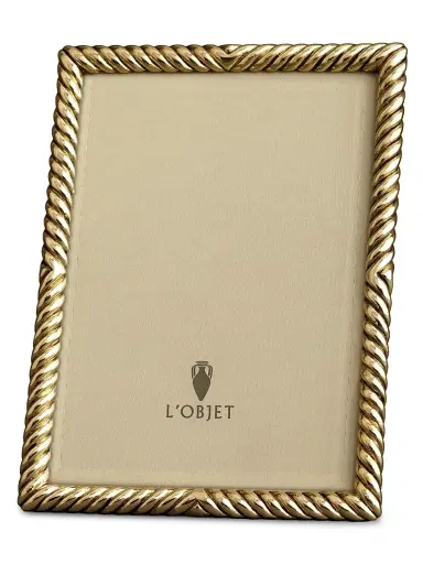 L'Objet Gold Deco Twist Frame - Gold 4 x 6 | Thumbnail 2 L'Objet Gold Deco Twist Frame - Gold 4 x 6 | Thumbnail 2