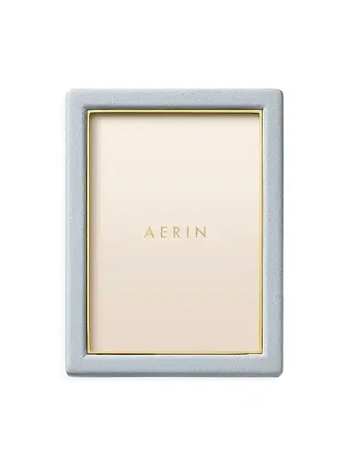 AERIN Piero Leather Frame - Blue Haze 5 x 7 | Thumbnail 2 AERIN Piero Leather Frame - Blue Haze 5 x 7 | Thumbnail 2