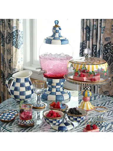 MacKenzie-Childs Checked Triplicity - Courtly Check | Thumbnail 3 MacKenzie-Childs Checked Triplicity - Courtly Check | Thumbnail 3