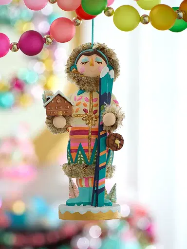 Glitterville Here We Come a Waffling Beba Christmas Ornament | Thumbnail 1 Glitterville Here We Come a Waffling Beba Christmas Ornament | Thumbnail 1