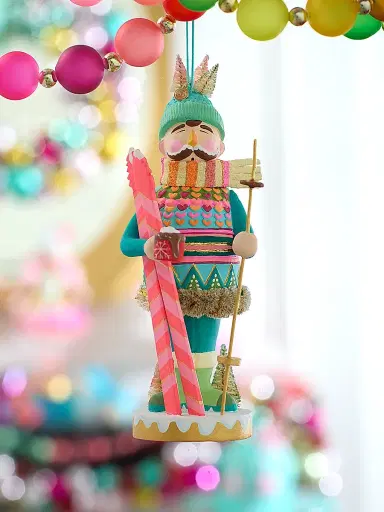 Glitterville Here We Come a Waffling Bronson Christmas Ornament | Thumbnail 1 Glitterville Here We Come a Waffling Bronson Christmas Ornament | Thumbnail 1