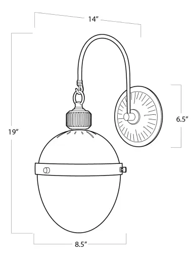 Regina Andrew Otis Sconce | Thumbnail 7 Regina Andrew Otis Sconce | Thumbnail 7