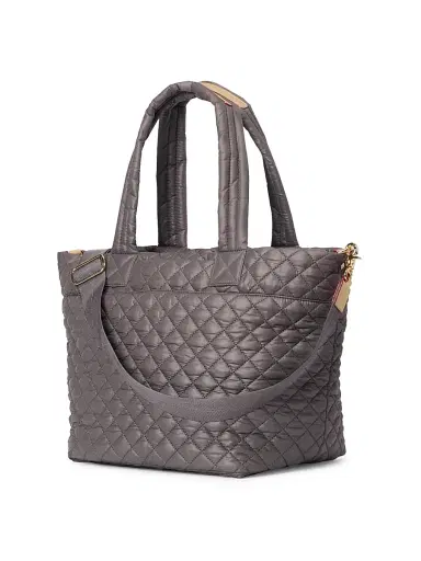 MZ Wallace Women's Metro Quilted Nylon Tote Deluxe | Thumbnail 2 MZ Wallace Women's Metro Quilted Nylon Tote Deluxe | Thumbnail 2