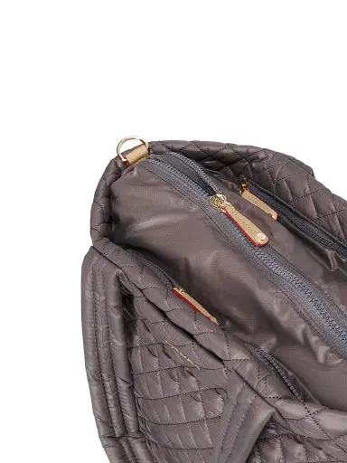 MZ Wallace Women's Metro Quilted Nylon Tote Deluxe | Thumbnail 4 MZ Wallace Women's Metro Quilted Nylon Tote Deluxe | Thumbnail 4