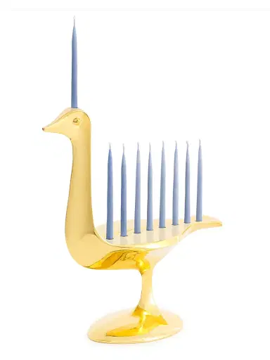 Jonathan Adler Judaica Bird Menorah - Brass | Thumbnail 1 Jonathan Adler Judaica Bird Menorah - Brass | Thumbnail 1