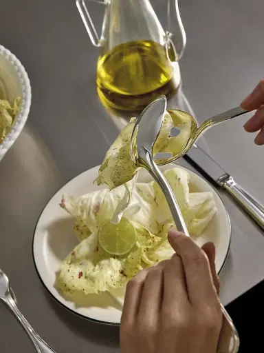 Christofle Albi Silver-Plated Salad Serving Set | Thumbnail 6 Christofle Albi Silver-Plated Salad Serving Set | Thumbnail 6