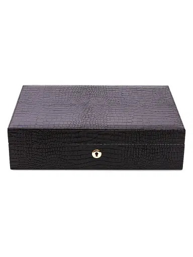 Rapport London Brompton Ten Piece Watch Box - Brown | Thumbnail 1 Rapport London Brompton Ten Piece Watch Box - Brown | Thumbnail 1