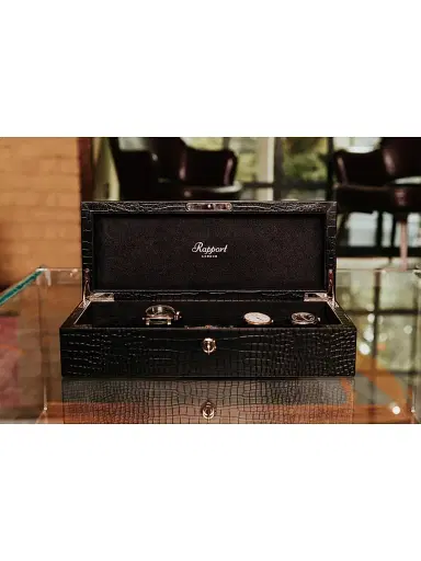 Rapport London Brompton Five Piece Watch Box - Black | Thumbnail 5 Rapport London Brompton Five Piece Watch Box - Black | Thumbnail 5