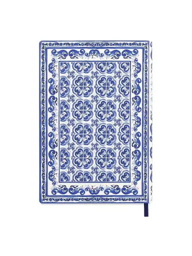 Dolce & Gabbana Medium Ruled Notebook - Blue | Thumbnail 2 Dolce & Gabbana Medium Ruled Notebook - Blue | Thumbnail 2