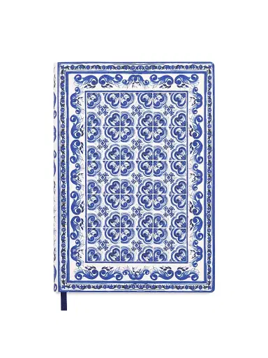 Dolce & Gabbana Medium Ruled Notebook - Blue | Thumbnail 1 Dolce & Gabbana Medium Ruled Notebook - Blue | Thumbnail 1