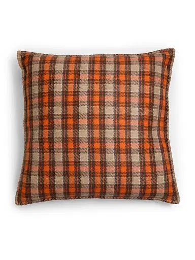 Loewe Anagram Wool-Cashmere Cushion - Beige Orange | Thumbnail 2 Loewe Anagram Wool-Cashmere Cushion - Beige Orange | Thumbnail 2