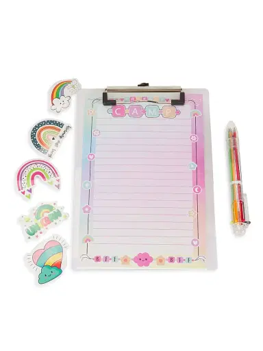 Bari Lynn Girl's Camp Stationery, Brush, Headband, & Cosmetic Bag Set | Thumbnail 3 Bari Lynn Girl's Camp Stationery, Brush, Headband, & Cosmetic Bag Set | Thumbnail 3