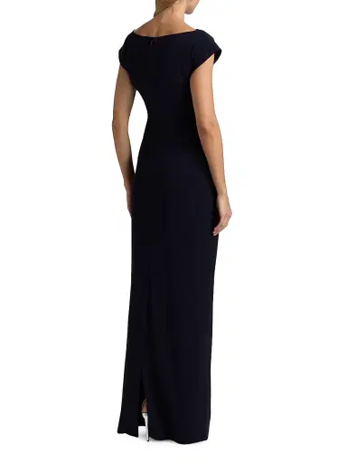 Sachin & Babi Women's Kelly Embellished Stretch-Crepe Column Gown - Midnight | Thumbnail 5 Sachin & Babi Women's Kelly Embellished Stretch-Crepe Column Gown - Midnight | Thumbnail 5