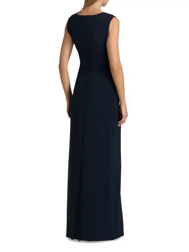 SACHIN & BABI Women's Natalie Embellished Stretch-Crepe Scoopneck Gown - Midnight - Size 10 | Thumbnail 5 SACHIN & BABI Women's Natalie Embellished Stretch-Crepe Scoopneck Gown - Midnight - Size 10 | Thumbnail 5