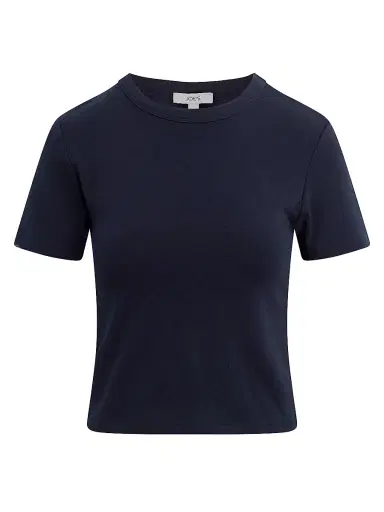 Joe's Jeans Women's The Baby Cotton-Blend T-Shirt - French Navy | Thumbnail 1 Joe's Jeans Women's The Baby Cotton-Blend T-Shirt - French Navy | Thumbnail 1