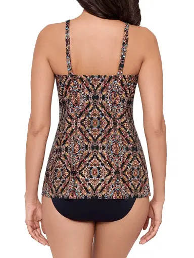 Miraclesuit Swim Women's Scandale Marina Abstract Swimsuit - Black Multi - Size 16 | Thumbnail 4 Miraclesuit Swim Women's Scandale Marina Abstract Swimsuit - Black Multi - Size 16 | Thumbnail 4
