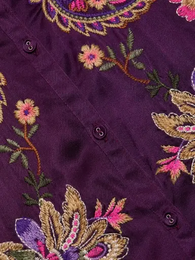 Johnny Was Women's The Slim Audrey Embroidered Floral Burnout Shirt - Domitila | Thumbnail 7 Johnny Was Women's The Slim Audrey Embroidered Floral Burnout Shirt - Domitila | Thumbnail 7