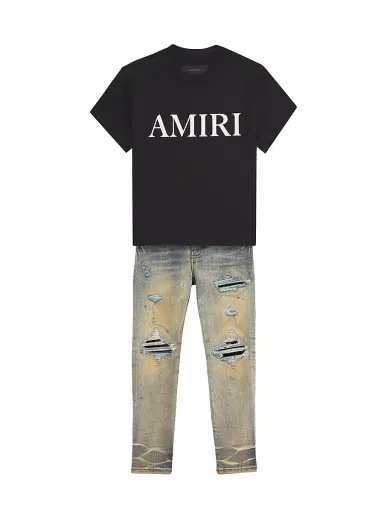AMIRI Little Kid's & Kid's Core Logo T-Shirt - Black - Size 8 | Thumbnail 2 AMIRI Little Kid's & Kid's Core Logo T-Shirt - Black - Size 8 | Thumbnail 2