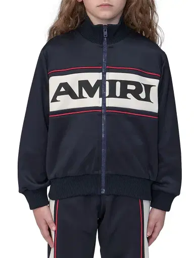 AMIRI Little Kid's & Kid's Logo Sport Track Jacket - Midnight Blue - Size 4 | Thumbnail 1 AMIRI Little Kid's & Kid's Logo Sport Track Jacket - Midnight Blue - Size 4 | Thumbnail 1