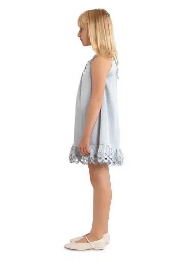 Cult Gaia Little Girl's & Girl's Vivi Satin Dress - Coastal | Thumbnail 3 Cult Gaia Little Girl's & Girl's Vivi Satin Dress - Coastal | Thumbnail 3