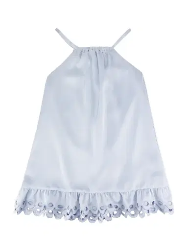Cult Gaia Little Girl's & Girl's Vivi Satin Dress - Coastal | Thumbnail 1 Cult Gaia Little Girl's & Girl's Vivi Satin Dress - Coastal | Thumbnail 1