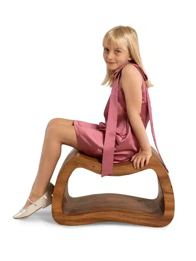 Cult Gaia Little Girl's & Girl's Nathaly One-Shoulder Dress - Rosette | Thumbnail 6 Cult Gaia Little Girl's & Girl's Nathaly One-Shoulder Dress - Rosette | Thumbnail 6