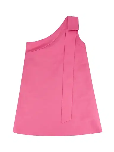 Cult Gaia Little Girl's & Girl's Nathaly One-Shoulder Dress - Rosette | Thumbnail 1 Cult Gaia Little Girl's & Girl's Nathaly One-Shoulder Dress - Rosette | Thumbnail 1