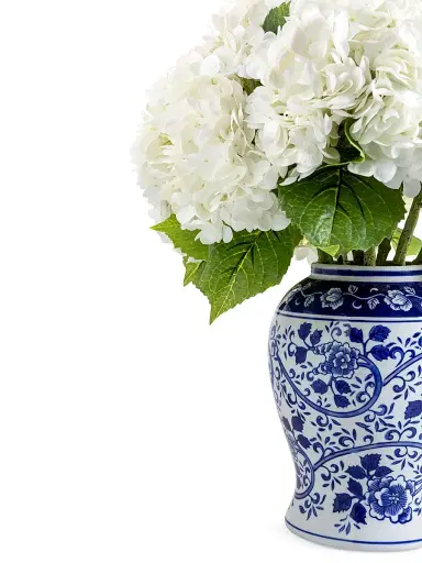 CocoBella Tinsley RealTouch Hydrangea Arrangement - Snow | Thumbnail 3 CocoBella Tinsley RealTouch Hydrangea Arrangement - Snow | Thumbnail 3