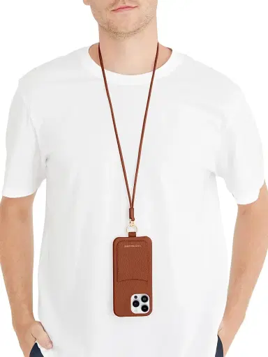 MAISON de SABRÉ Women's Sling Phone Case (iPhone 15 Pro Max) - Pecan Brown | Thumbnail 3 MAISON de SABRÉ Women's Sling Phone Case (iPhone 15 Pro Max) - Pecan Brown | Thumbnail 3