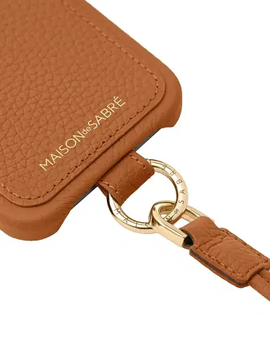MAISON de SABRÉ Women's Sling Phone Case (iPhone 15 Pro Max) - Pecan Brown | Thumbnail 6 MAISON de SABRÉ Women's Sling Phone Case (iPhone 15 Pro Max) - Pecan Brown | Thumbnail 6