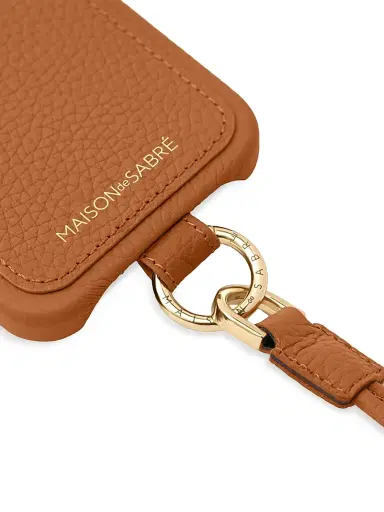 MAISON de SABRÉ Sling Phone Case (iPhone 15 Pro) - Pecan Brown | Thumbnail 4 MAISON de SABRÉ Sling Phone Case (iPhone 15 Pro) - Pecan Brown | Thumbnail 4