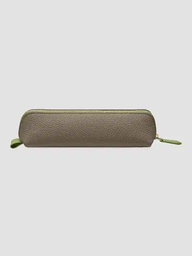 MAISON de SABRÉ Leather Pencil Case - Cashmere Matcha | Thumbnail 2 MAISON de SABRÉ Leather Pencil Case - Cashmere Matcha | Thumbnail 2