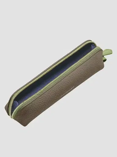 MAISON de SABRÉ Leather Pencil Case - Cashmere Matcha | Thumbnail 3 MAISON de SABRÉ Leather Pencil Case - Cashmere Matcha | Thumbnail 3