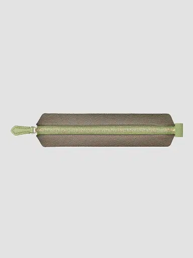 MAISON de SABRÉ Leather Pencil Case - Cashmere Matcha | Thumbnail 4 MAISON de SABRÉ Leather Pencil Case - Cashmere Matcha | Thumbnail 4