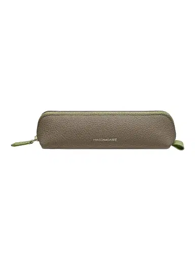 MAISON de SABRÉ Leather Pencil Case - Cashmere Matcha | Thumbnail 1 MAISON de SABRÉ Leather Pencil Case - Cashmere Matcha | Thumbnail 1