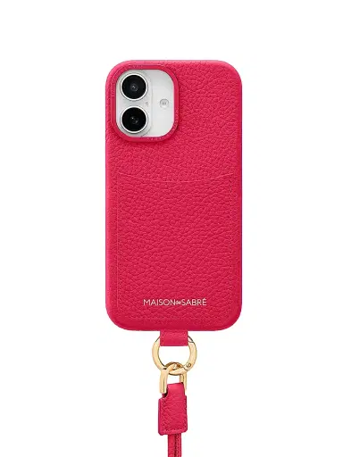 MAISON de SABRÉ Sling Phone Case (iPhone 16) - Shibuya Fuchsia | Thumbnail 2 MAISON de SABRÉ Sling Phone Case (iPhone 16) - Shibuya Fuchsia | Thumbnail 2
