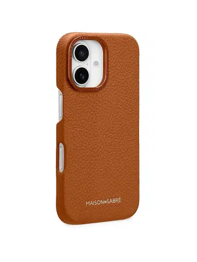 MAISON de SABRÉ Leather Phone Case (iPhone 16) - Pecan Brown | Thumbnail 3 MAISON de SABRÉ Leather Phone Case (iPhone 16) - Pecan Brown | Thumbnail 3