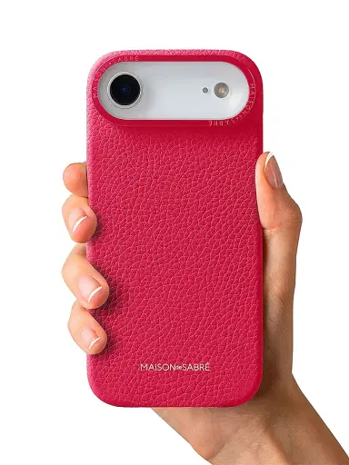 MAISON de SABRÉ Leather Phone Case (iPhone 17 Air) - Shibuya Fuchsia | Thumbnail 5 MAISON de SABRÉ Leather Phone Case (iPhone 17 Air) - Shibuya Fuchsia | Thumbnail 5