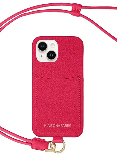 MAISON de SABRÉ Sling Phone Case (iPhone 14) - Shibuya Fuchsia | Thumbnail 4 MAISON de SABRÉ Sling Phone Case (iPhone 14) - Shibuya Fuchsia | Thumbnail 4